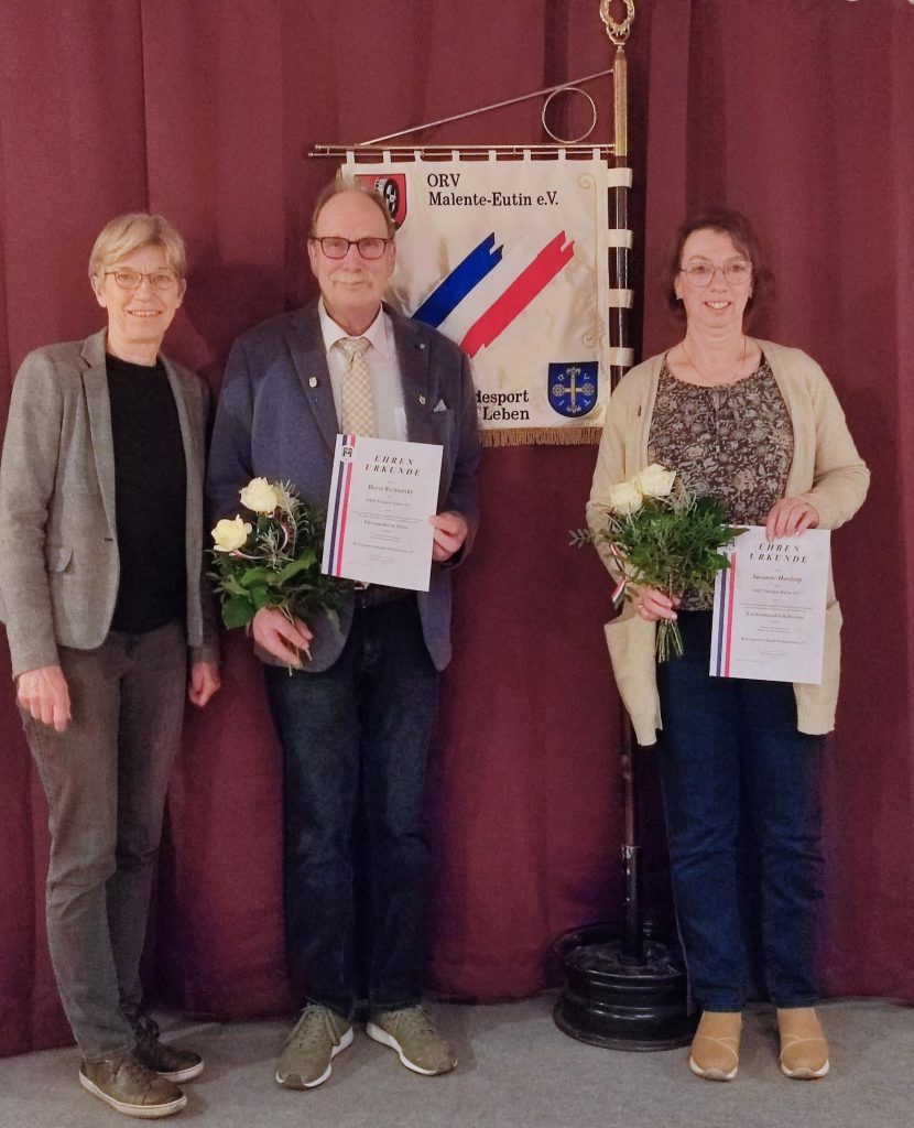 v.l.n.r.: Birgit Kamrath-Beyer, Horst Richtarsky, Susanne Hardorp